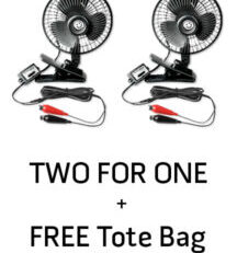 Two FAIRWAY FANS (Black)
